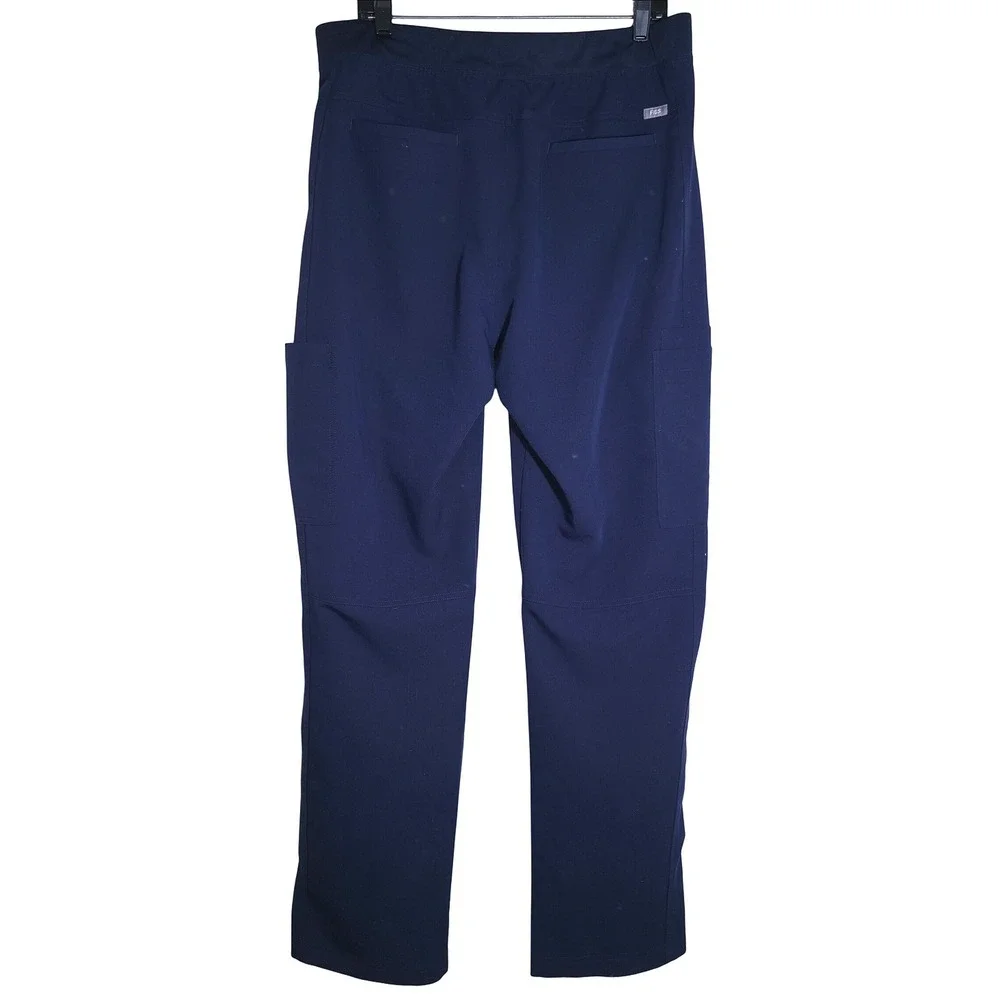 Figs Men's Axim Cargo Scrub Pants Size XL Navy Medical HealthCare Uniform EUC